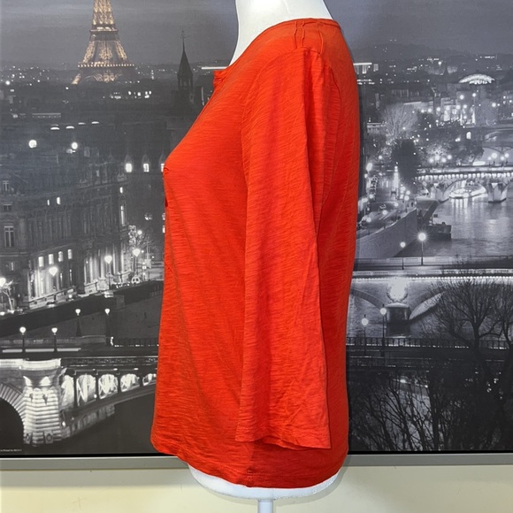 ARMAND VENTILO TOP IN CORAL RED - Picture 5 of 7